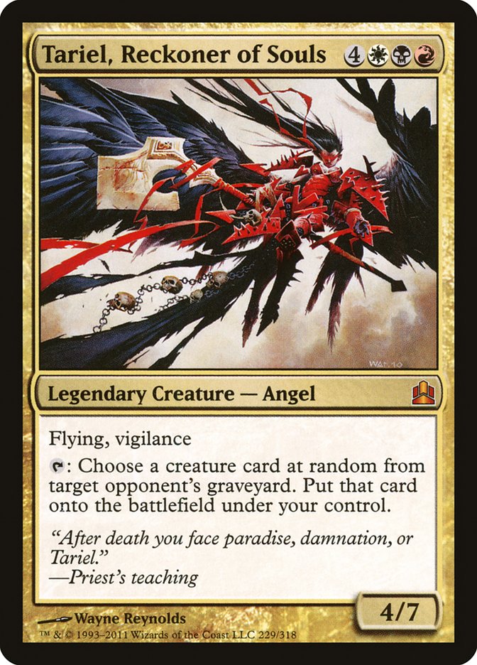 Tariel, Reckoner of Souls [Commander 2011] | Shuffle n Cut Hobbies & Games