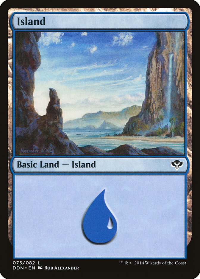 Island (75) [Duel Decks: Speed vs. Cunning] | Shuffle n Cut Hobbies & Games