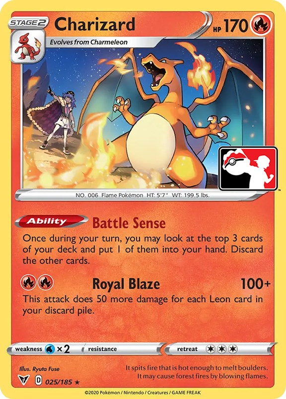 Charizard (025/185) [Prize Pack Series One] | Shuffle n Cut Hobbies & Games