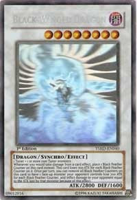 Black-Winged Dragon [TSHD-EN040] Ghost Rare | Shuffle n Cut Hobbies & Games