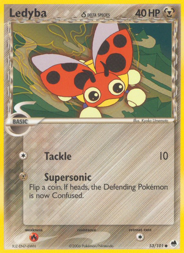 Ledyba (53/101) (Delta Species) [EX: Dragon Frontiers] | Shuffle n Cut Hobbies & Games