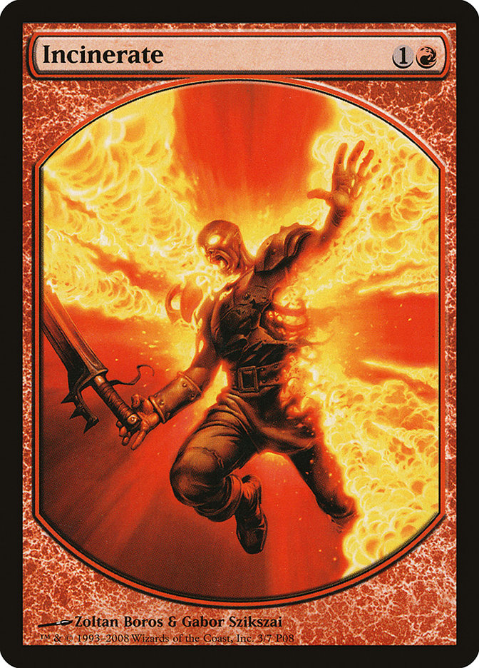 Incinerate [Magic Player Rewards 2008] | Shuffle n Cut Hobbies & Games