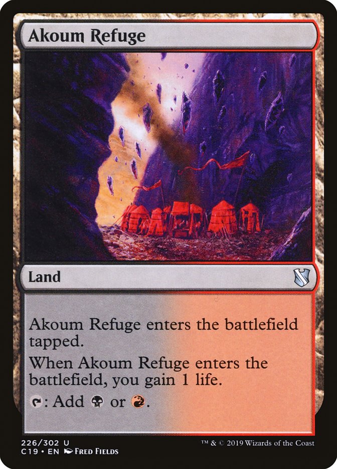 Akoum Refuge [Commander 2019] | Shuffle n Cut Hobbies & Games