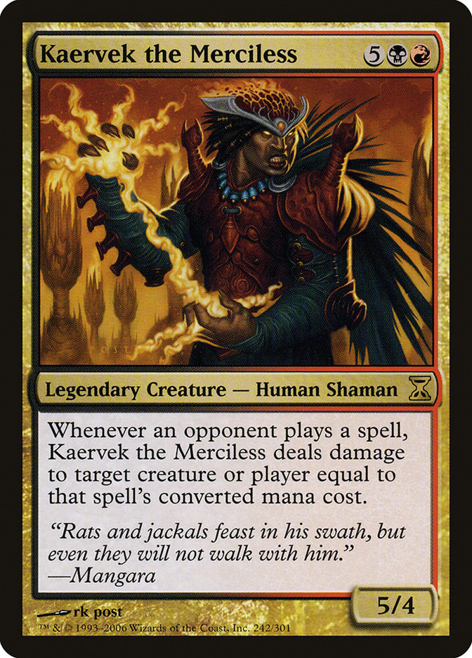 Kaervek the Merciless [Time Spiral] | Shuffle n Cut Hobbies & Games