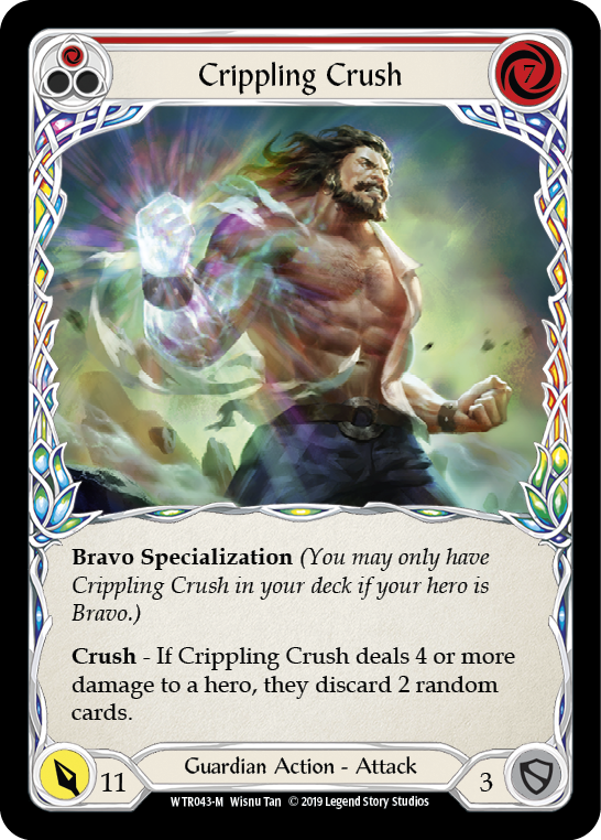 Crippling Crush [WTR043-M] Alpha Print Normal | Shuffle n Cut Hobbies & Games