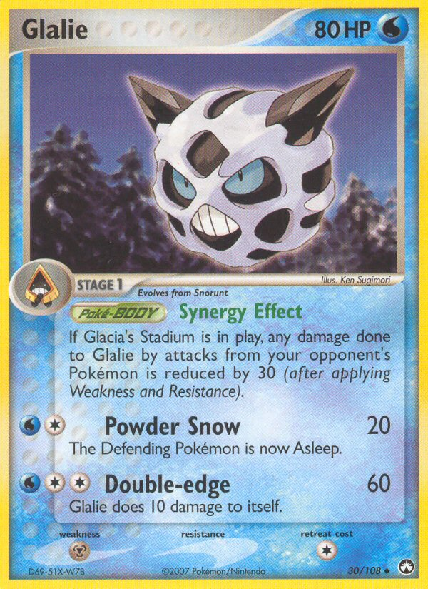 Glalie (30/108) [EX: Power Keepers] | Shuffle n Cut Hobbies & Games