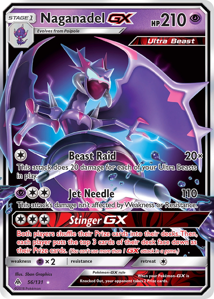 Naganadel GX (56/131) [Sun & Moon: Forbidden Light] | Shuffle n Cut Hobbies & Games