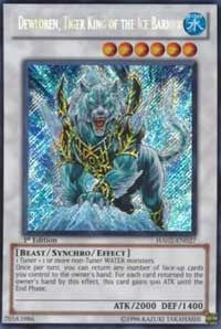 Dewloren, Tiger King of the Ice Barrier [HA02-EN027] Secret Rare | Shuffle n Cut Hobbies & Games