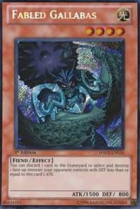 Fabled Gallabas [HA02-EN033] Secret Rare | Shuffle n Cut Hobbies & Games