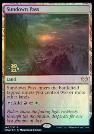 Sundown Pass [Innistrad: Crimson Vow Prerelease Promos] | Shuffle n Cut Hobbies & Games