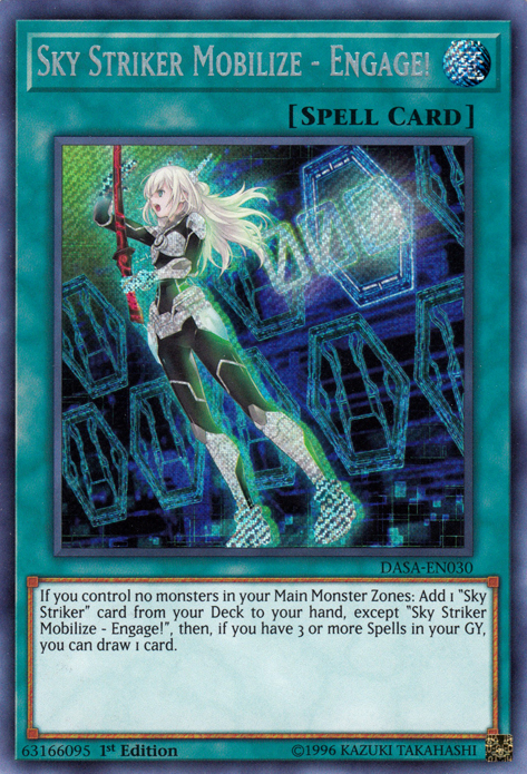 Sky Striker Mobilize - Engage! [DASA-EN030] Secret Rare | Shuffle n Cut Hobbies & Games