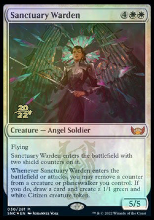 Sanctuary Warden [Streets of New Capenna Prerelease Promos] | Shuffle n Cut Hobbies & Games