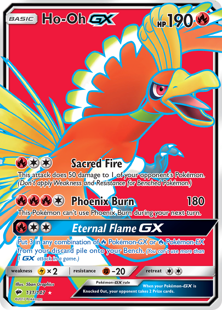 Ho-Oh GX (131/147) [Sun & Moon: Burning Shadows] | Shuffle n Cut Hobbies & Games