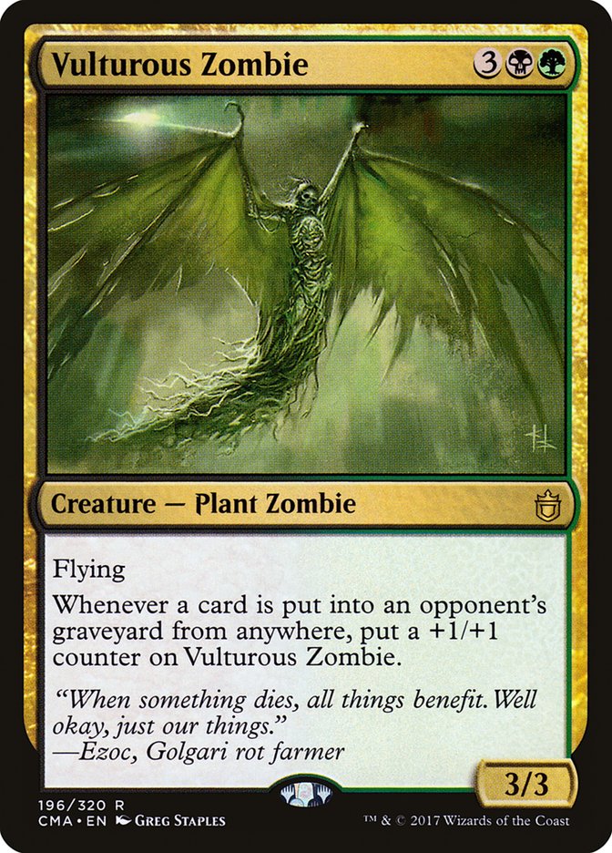 Vulturous Zombie [Commander Anthology] | Shuffle n Cut Hobbies & Games