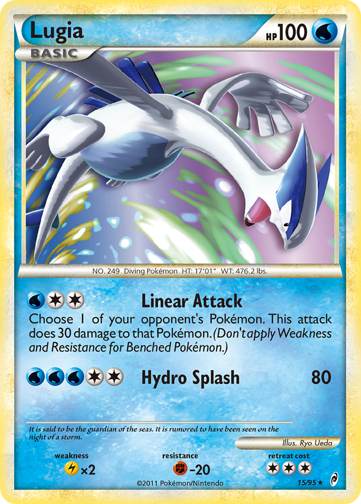 Lugia (15/95) [HeartGold & SoulSilver: Call of Legends] | Shuffle n Cut Hobbies & Games