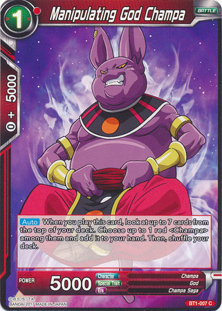 Manipulating God Champa [BT1-007] | Shuffle n Cut Hobbies & Games