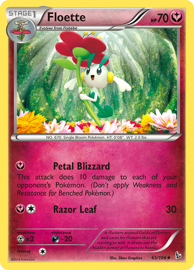 Floette (65/106) [XY: Flashfire] | Shuffle n Cut Hobbies & Games