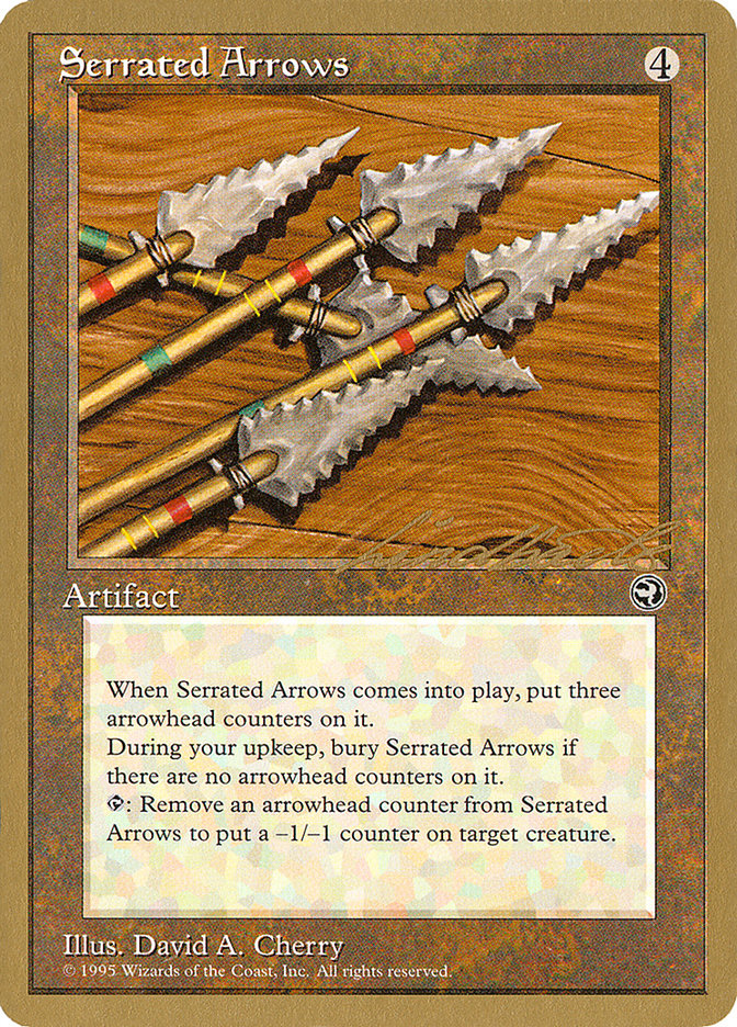 Serrated Arrows (Leon Lindback) [Pro Tour Collector Set] | Shuffle n Cut Hobbies & Games