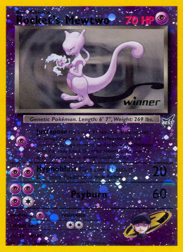 Rocket's Mewtwo (8) [Best of Promos] | Shuffle n Cut Hobbies & Games