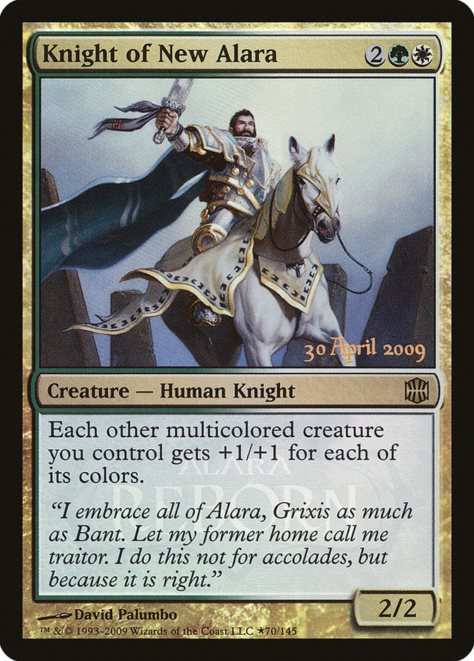 Knight of New Alara (Launch) [Alara Reborn Promos] | Shuffle n Cut Hobbies & Games