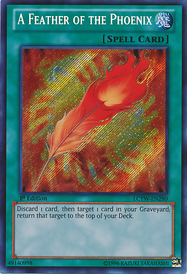 A Feather of the Phoenix [LCYW-EN280] Secret Rare | Shuffle n Cut Hobbies & Games