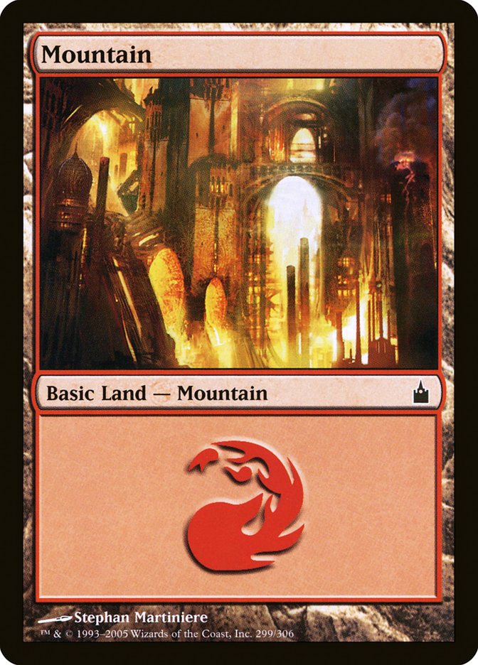 Mountain (299) [Ravnica: City of Guilds] | Shuffle n Cut Hobbies & Games