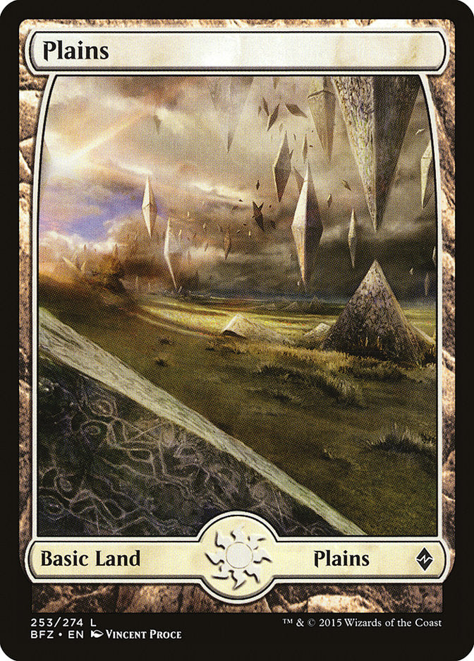 Plains (253) (Full Art) [Battle for Zendikar] | Shuffle n Cut Hobbies & Games