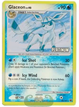 Glaceon (20/100) [Burger King Promos: 2009 Collection] | Shuffle n Cut Hobbies & Games