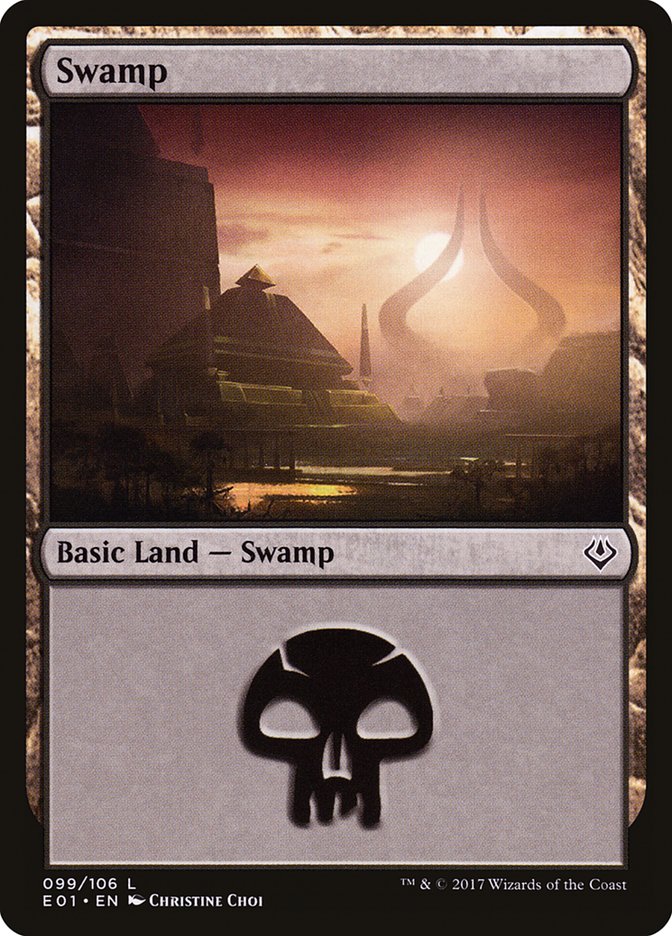 Swamp (99) [Archenemy: Nicol Bolas] | Shuffle n Cut Hobbies & Games