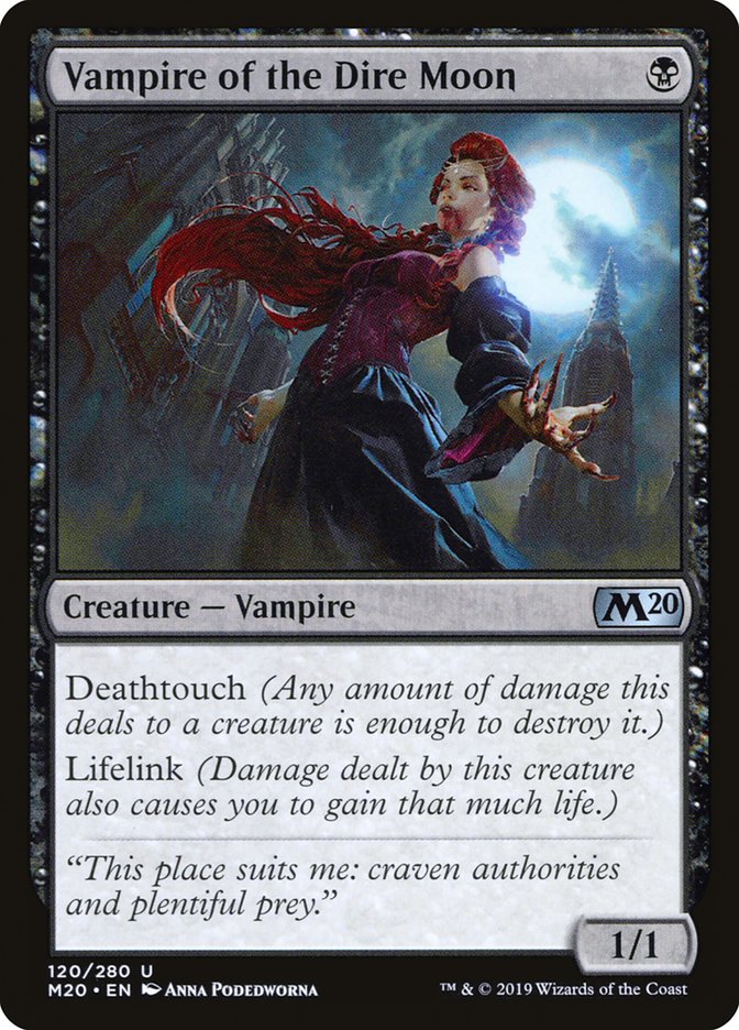 Vampire of the Dire Moon [Core Set 2020] | Shuffle n Cut Hobbies & Games