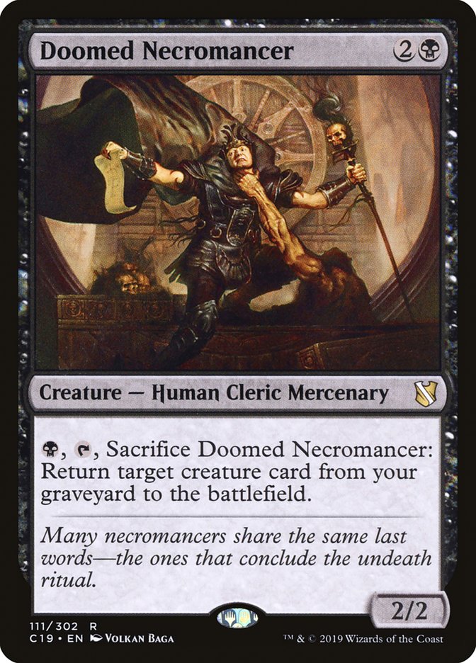 Doomed Necromancer [Commander 2019] | Shuffle n Cut Hobbies & Games