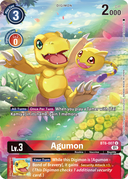 Agumon [BT6-007] (Alternate Art) [Double Diamond] | Shuffle n Cut Hobbies & Games