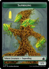 Saproling // Goblin (0009) Double-Sided Token [Ravnica Remastered Tokens] | Shuffle n Cut Hobbies & Games