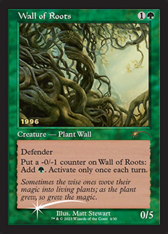 Wall of Roots [30th Anniversary Promos] | Shuffle n Cut Hobbies & Games