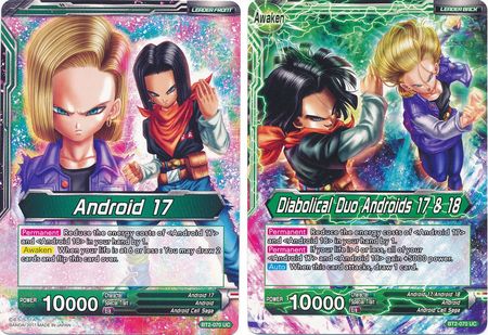 Android 17 // Diabolical Duo Androids 17 & 18 [BT2-070] | Shuffle n Cut Hobbies & Games