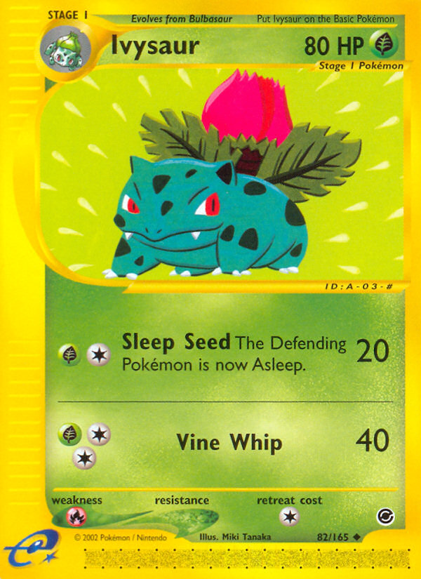 Ivysaur (82/165) [Expedition: Base Set] | Shuffle n Cut Hobbies & Games