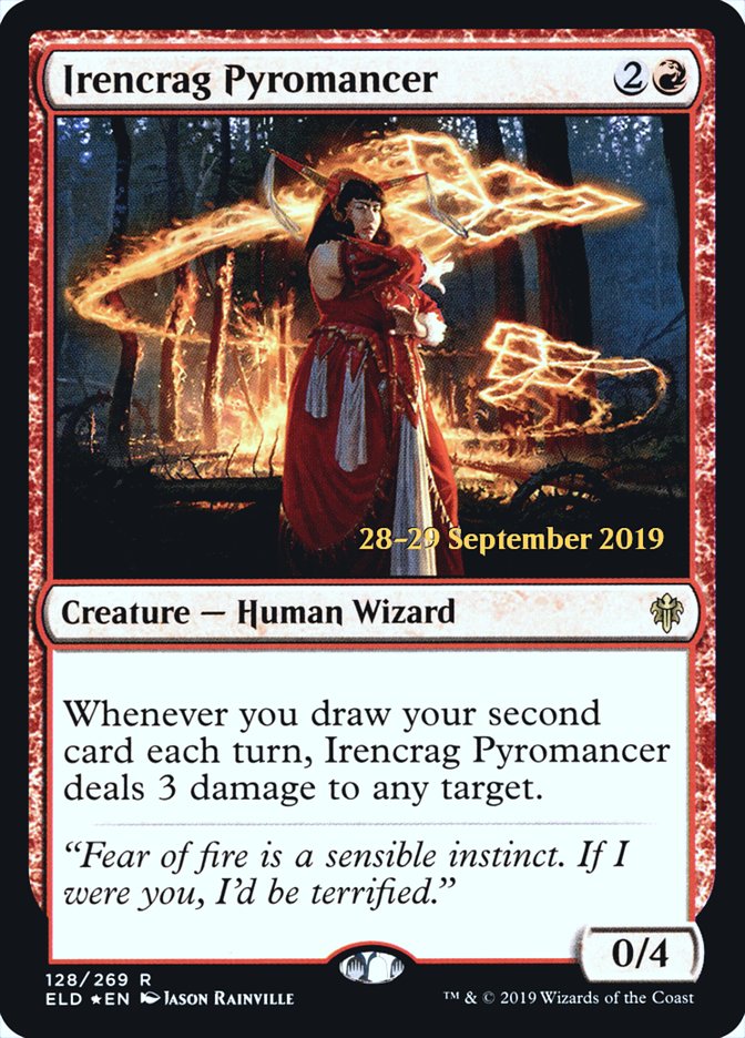 Irencrag Pyromancer [Throne of Eldraine Prerelease Promos] | Shuffle n Cut Hobbies & Games