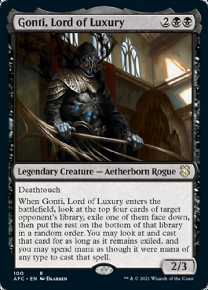 Gonti, Lord of Luxury [Dungeons & Dragons: Adventures in the Forgotten Realms Commander] | Shuffle n Cut Hobbies & Games