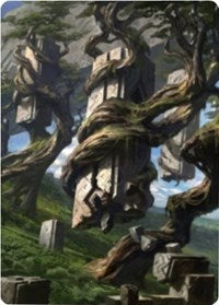 Forest 2 Art Card [Zendikar Rising Art Series] | Shuffle n Cut Hobbies & Games