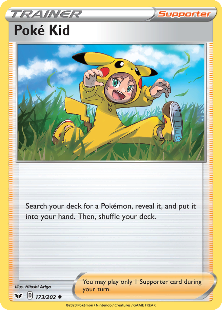 Poke Kid (173/202) [Sword & Shield: Base Set] | Shuffle n Cut Hobbies & Games