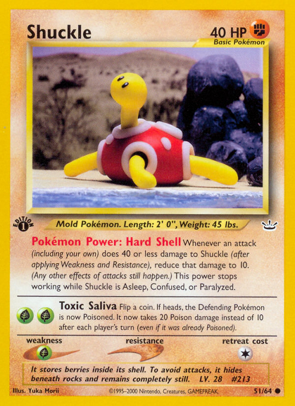 Shuckle (51/64) [Neo Revelation 1st Edition] | Shuffle n Cut Hobbies & Games