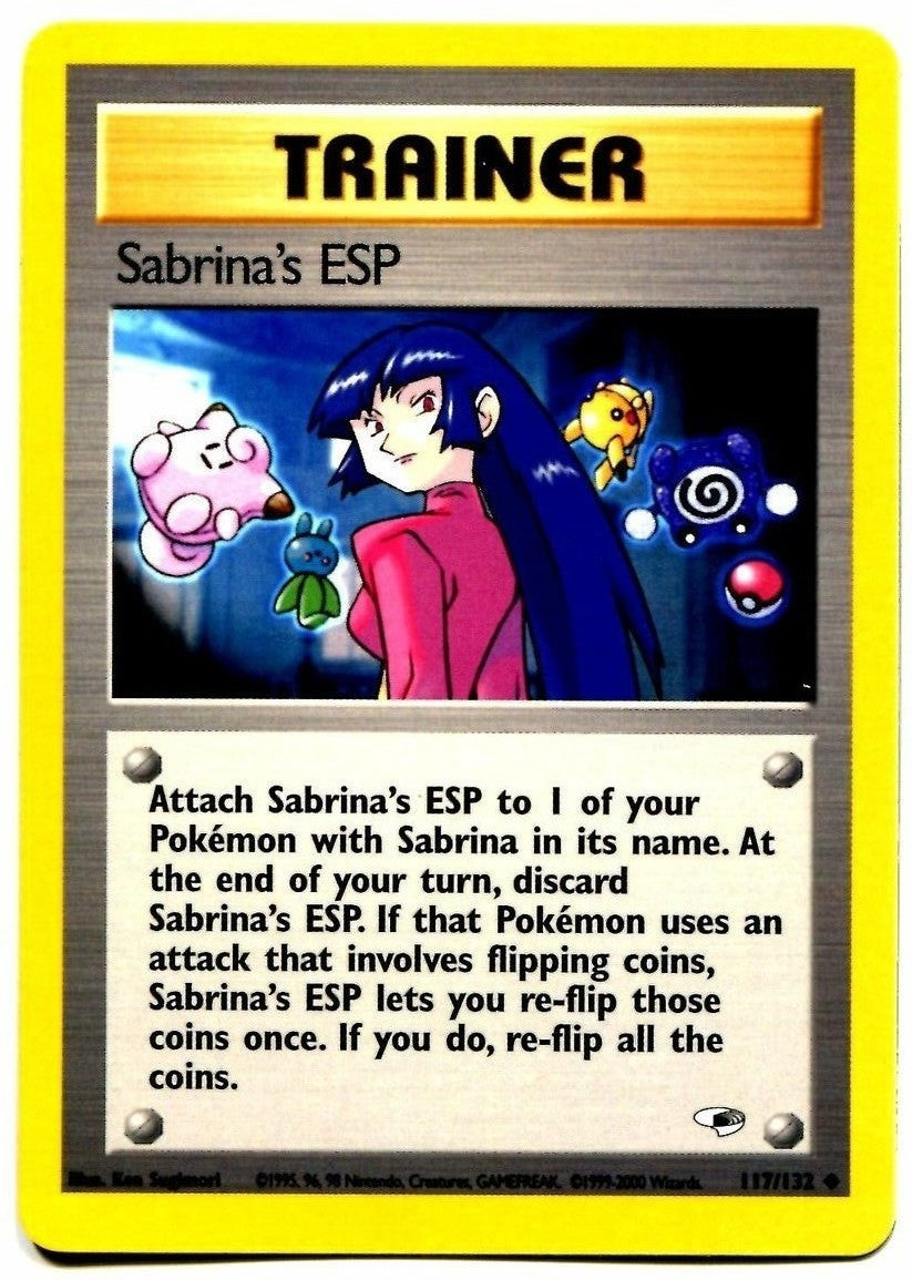 Sabrina's ESP (117/132) [Gym Heroes Unlimited] | Shuffle n Cut Hobbies & Games