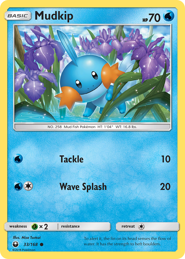 Mudkip (33/168) [Sun & Moon: Celestial Storm] | Shuffle n Cut Hobbies & Games