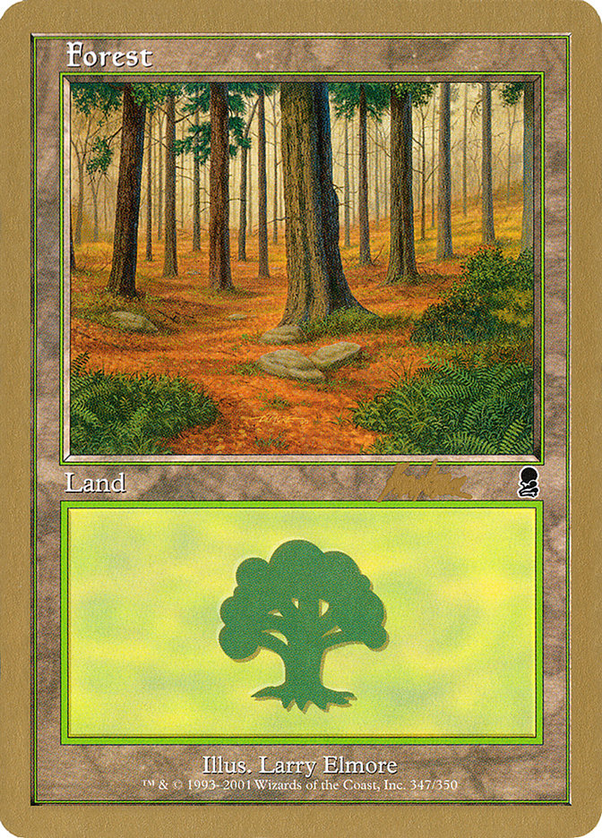 Forest (bk347) (Brian Kibler) [World Championship Decks 2002] | Shuffle n Cut Hobbies & Games