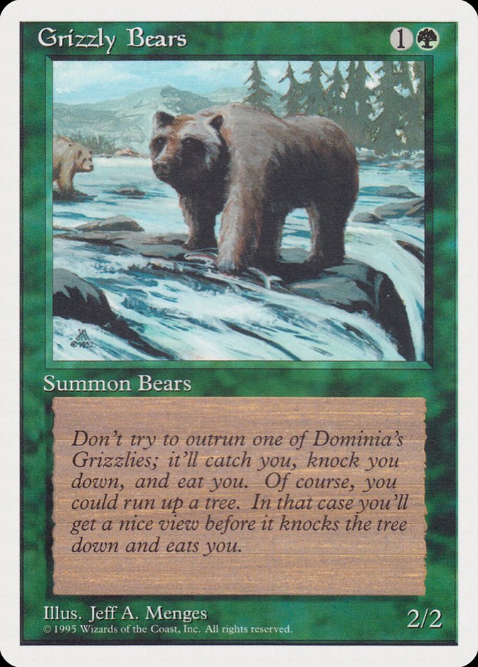 Grizzly Bears [Rivals Quick Start Set] | Shuffle n Cut Hobbies & Games