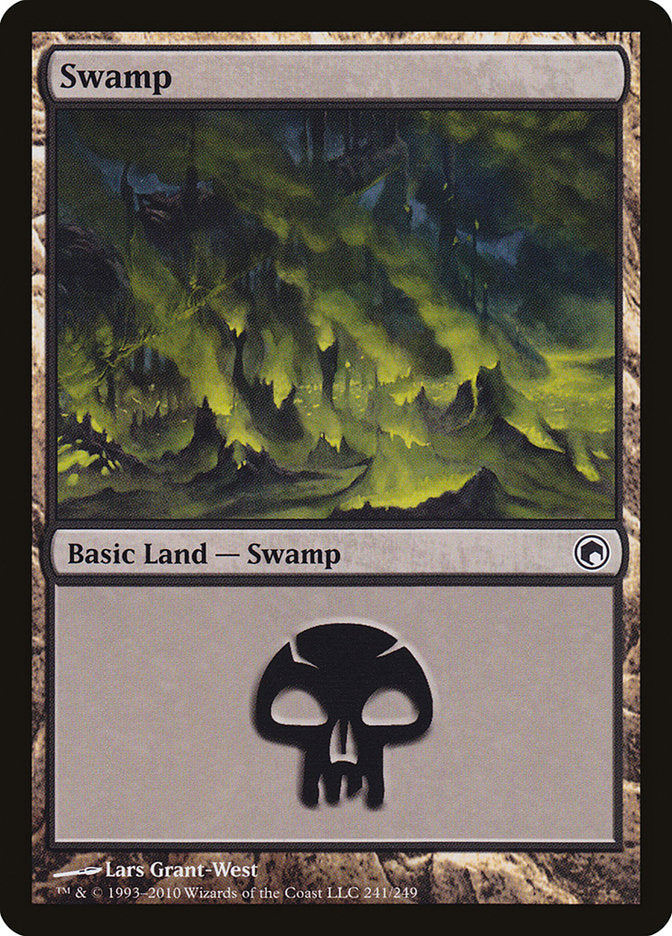 Swamp (241) [Scars of Mirrodin] | Shuffle n Cut Hobbies & Games