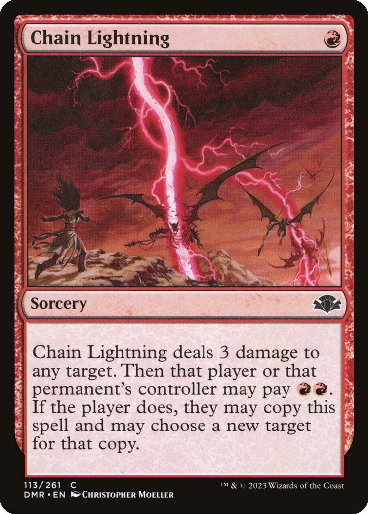 Chain Lightning [Dominaria Remastered] | Shuffle n Cut Hobbies & Games