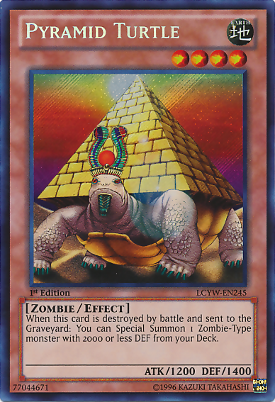 Pyramid Turtle [LCYW-EN245] Secret Rare | Shuffle n Cut Hobbies & Games