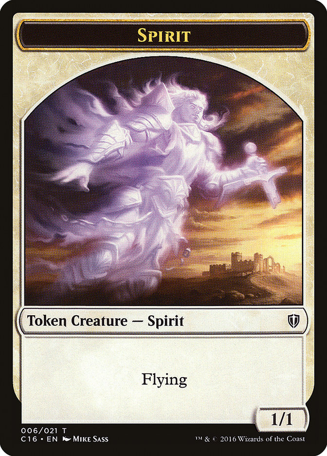 Germ // Spirit (006) Double-Sided Token [Commander 2016 Tokens] | Shuffle n Cut Hobbies & Games