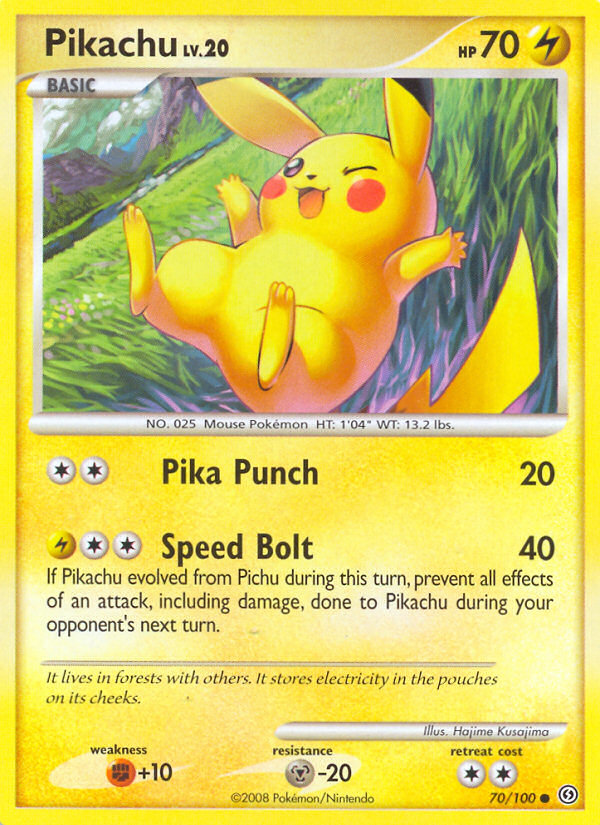 Pikachu (70/100) [Diamond & Pearl: Stormfront] | Shuffle n Cut Hobbies & Games